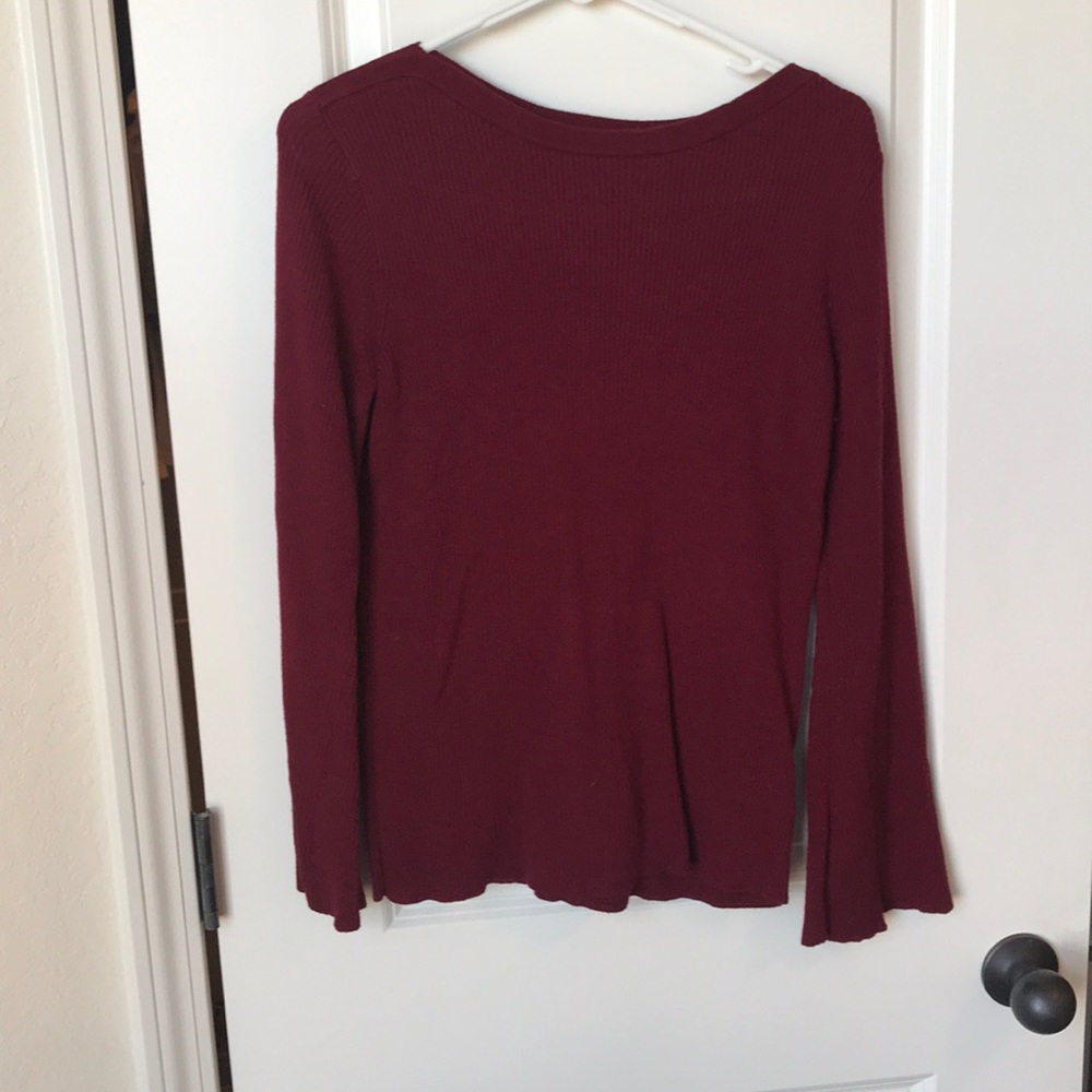 Bell sleeve sweater